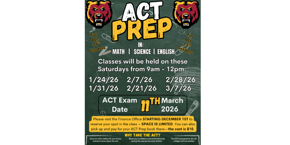 ACT Prep Class on Saturday