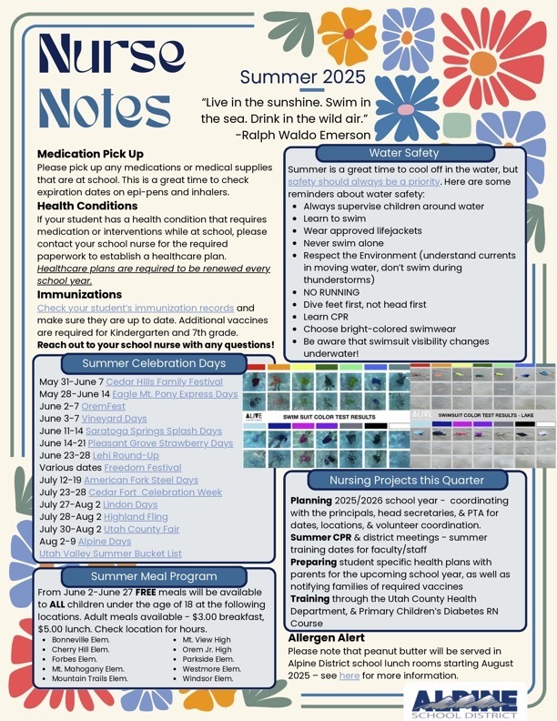Summer Nurse Newsletter