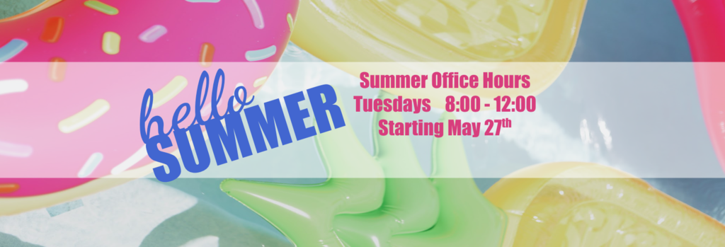 Summer Office Hours 2025