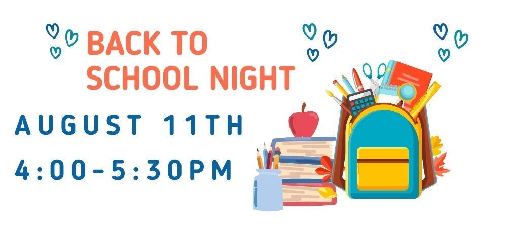 School supplies and back to school date and time