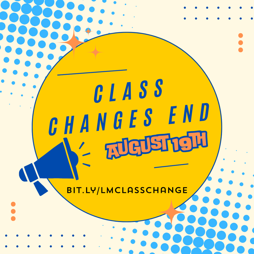 Class Changes End August 19th