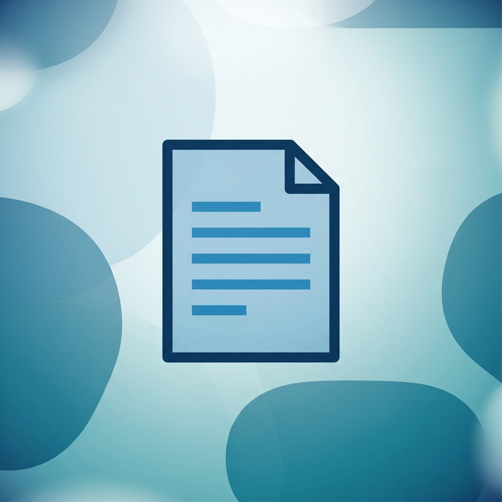 This is an AI generated image that shows an icon of a document