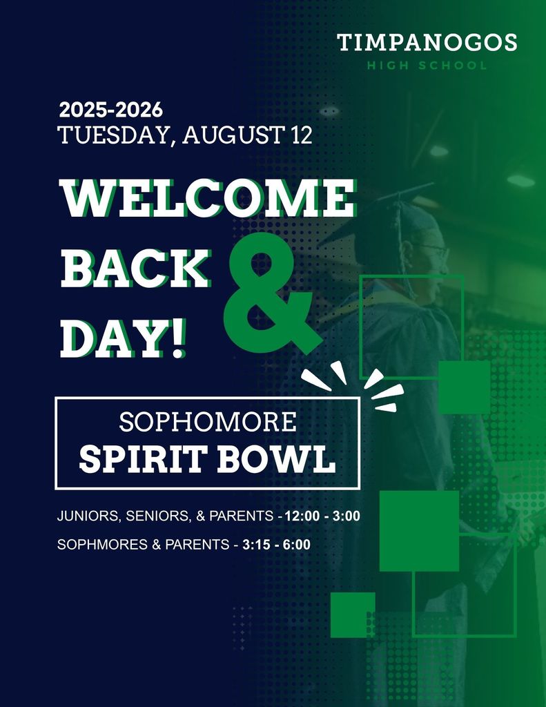 Back to School Day Post on blue and green background.