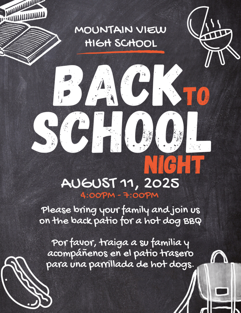 Back to School night flyer