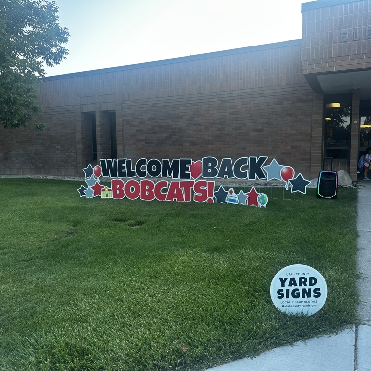 Welcome back sign