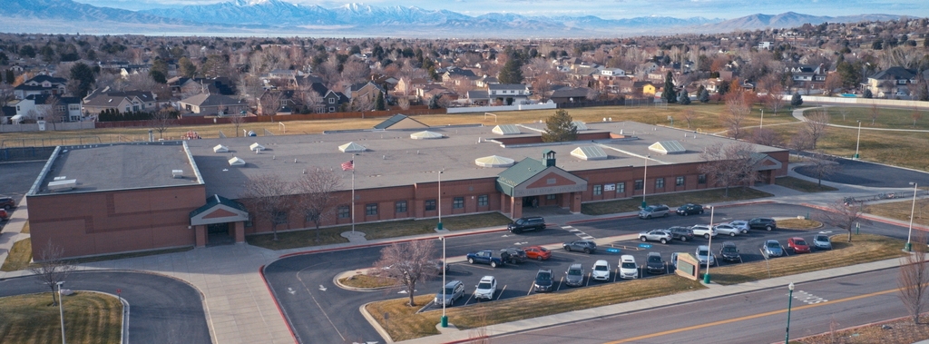 aerial view of Foothill elementary