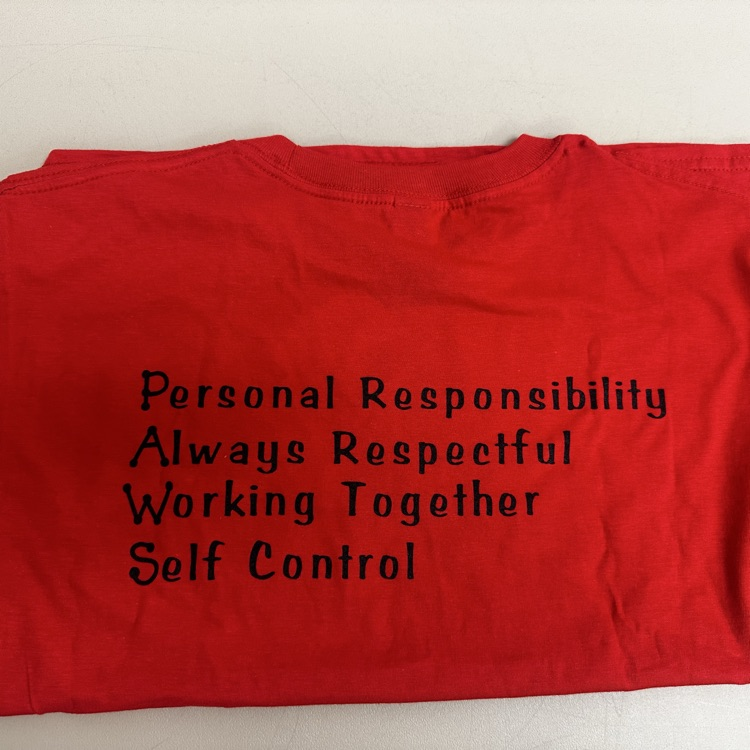 back of t-shirt
