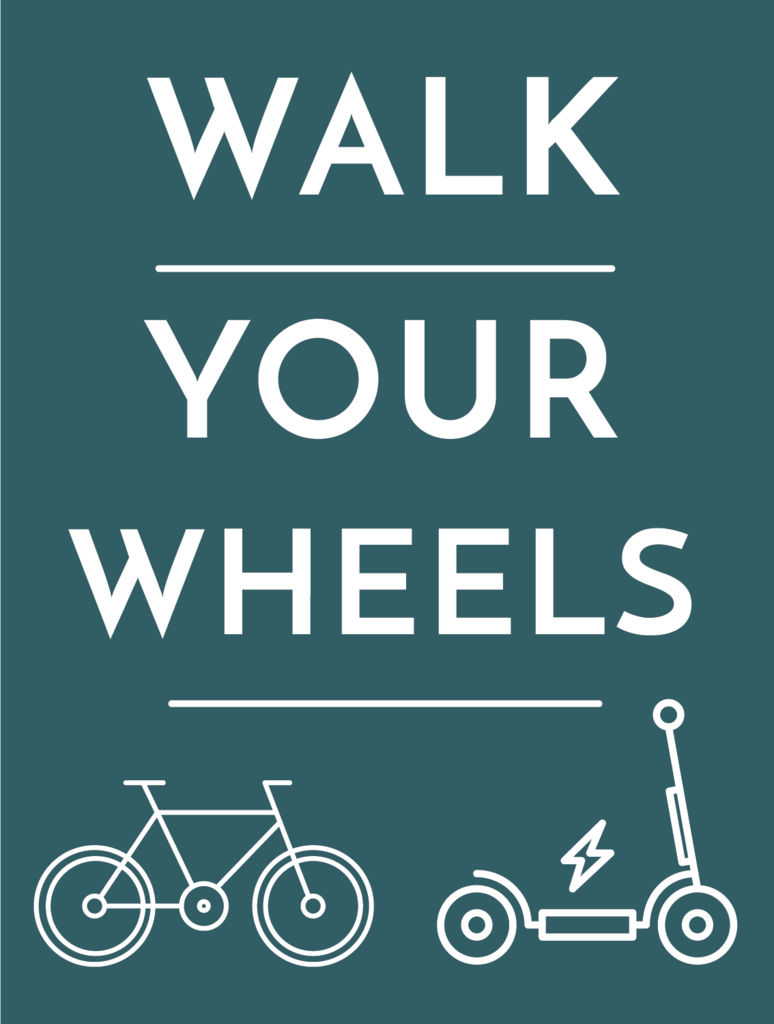 Walk your wheels