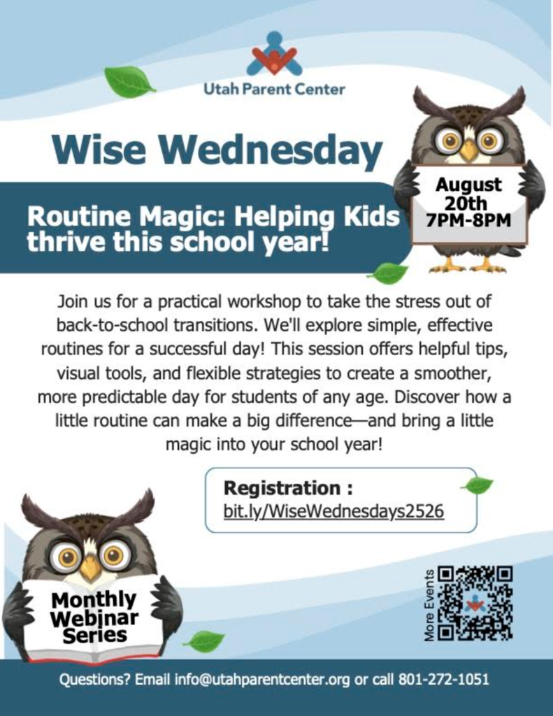 Utah Parent Center Flyer
