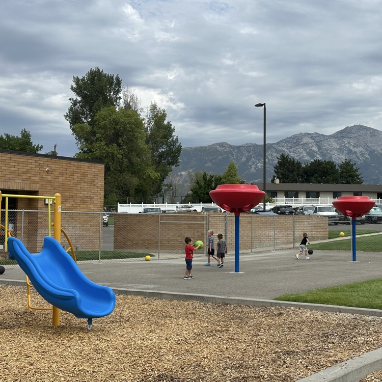 kindergarten students playing