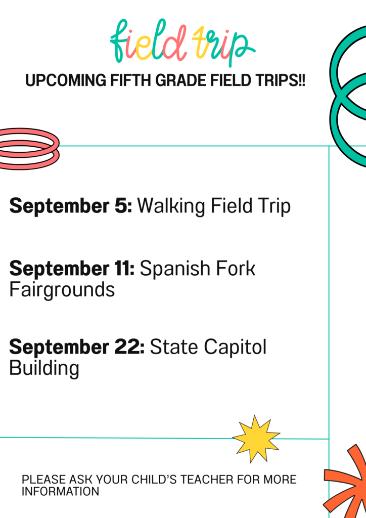 Fifth Grade FIeld Trips