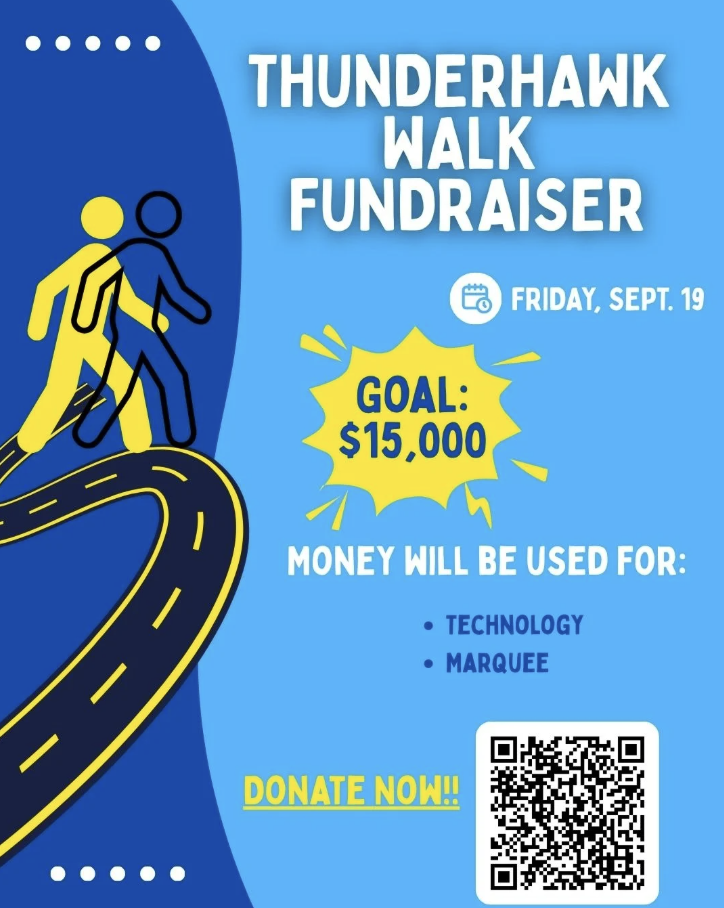 Flyer with information about the Thunderhawk Walk