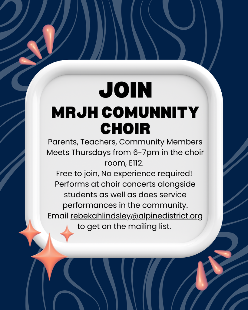 Join MRJH Community Choir