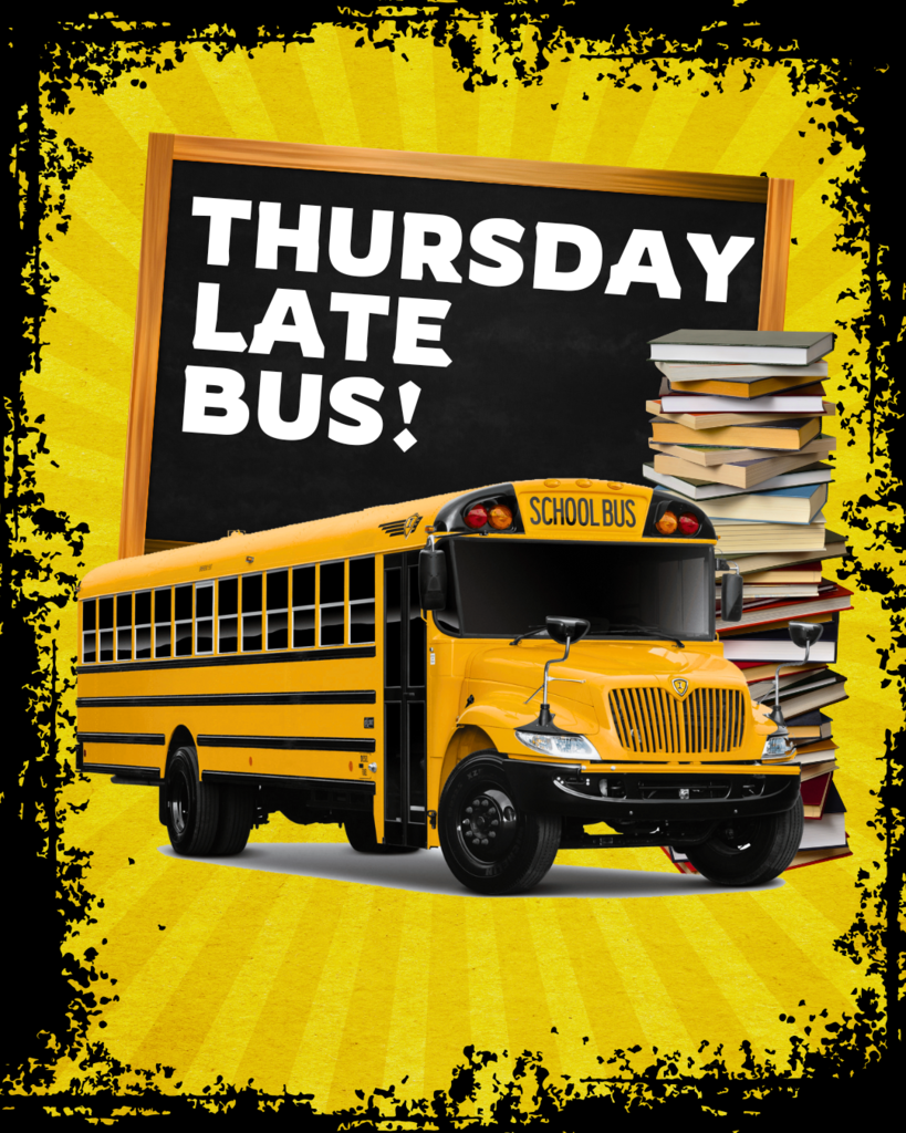 Our weekly Thursday late bus starts tomorrow!