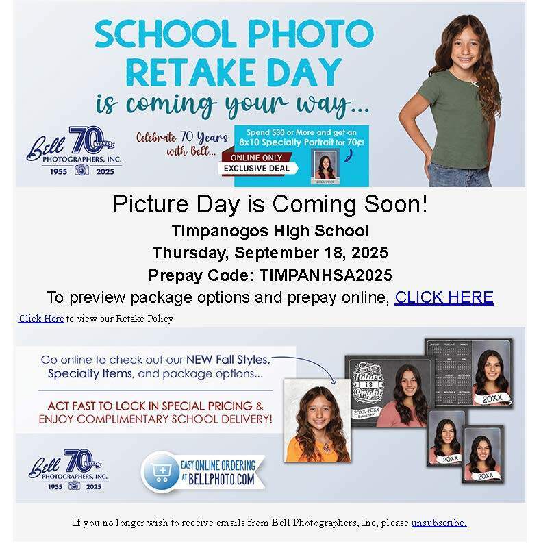 Retake day flier
