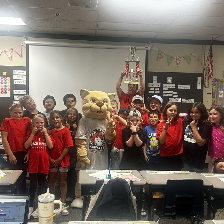 class with bobcat mascot