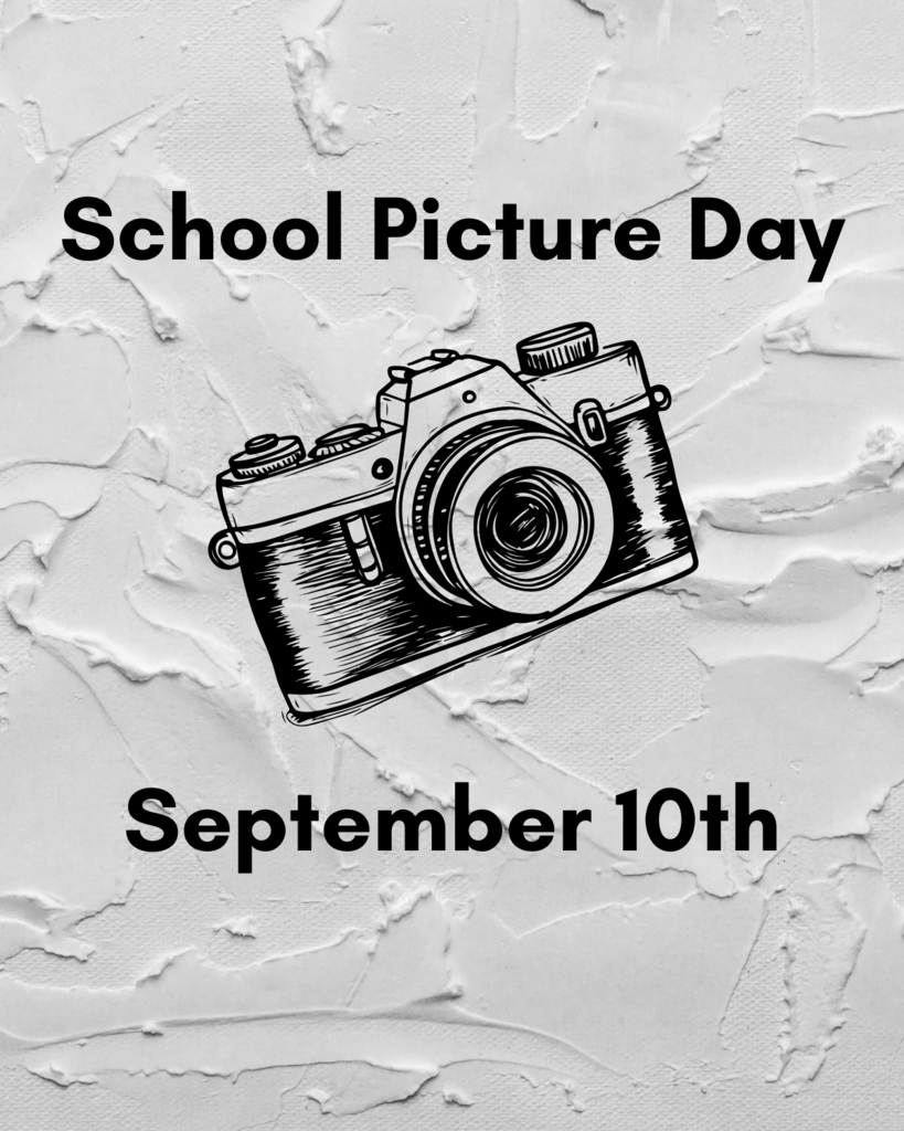 School PIcture Day, September 10th