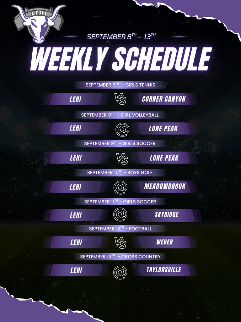 Weekly Schedule