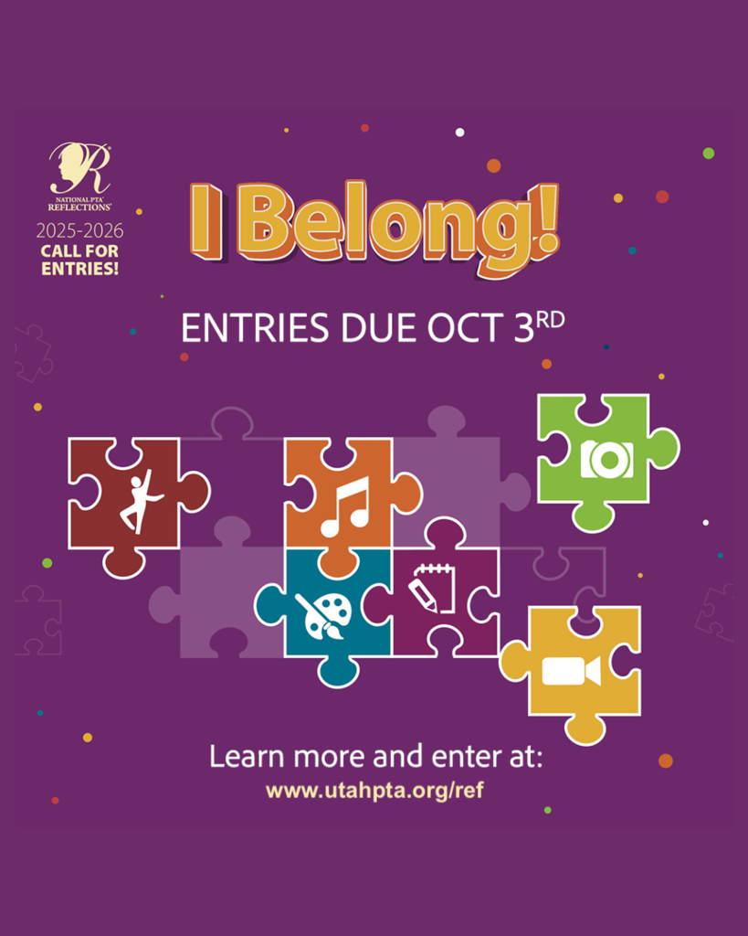 "I belong!" Reflections entries due October 3rd