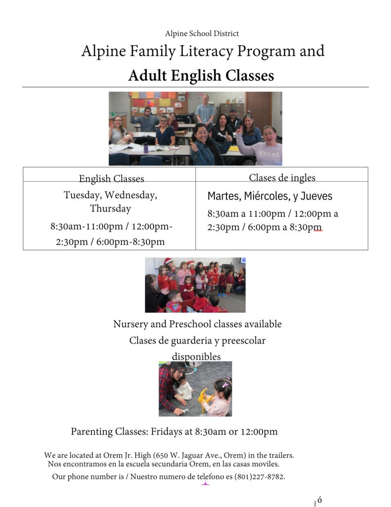 Adult english classes ENG