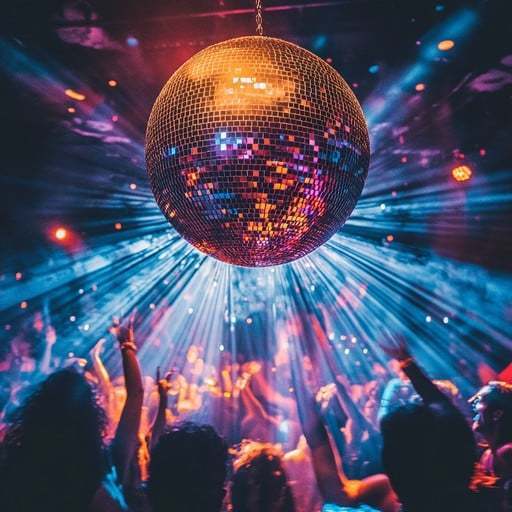 Disco ball dance party