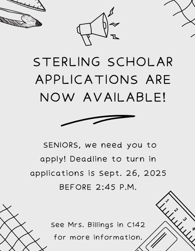 Sterling scholar application information