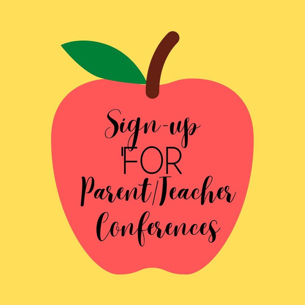 Apple on yellow background with sign-up reminder