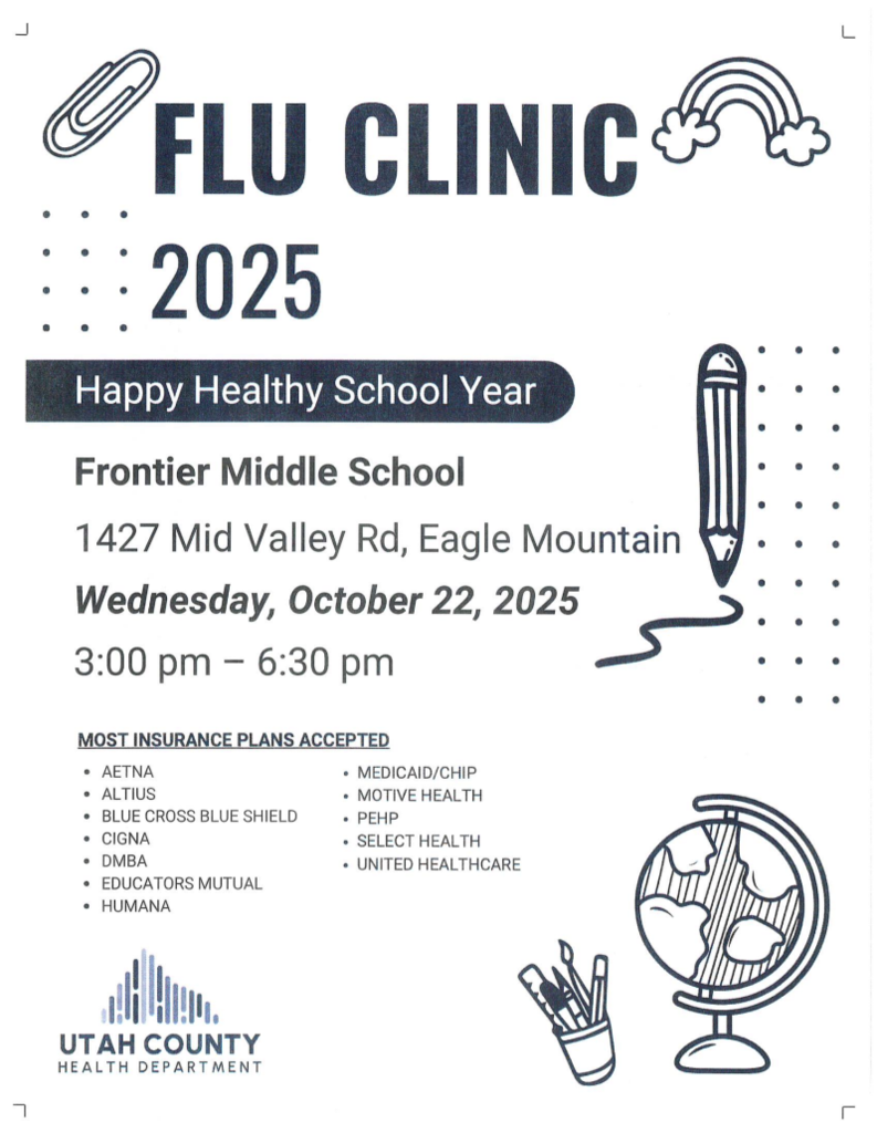 Information for a flu shot clinic