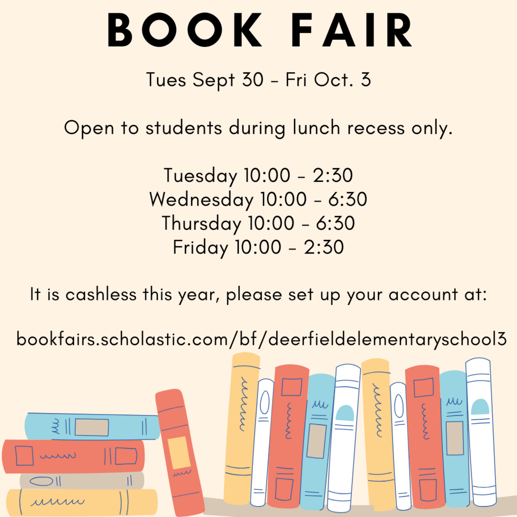 Book fair ad with hour info