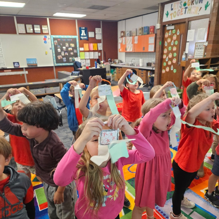 students standing on the carpet