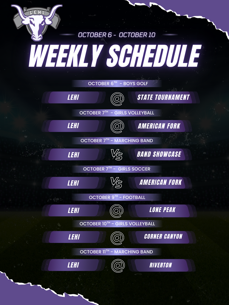 Weekly Schedule