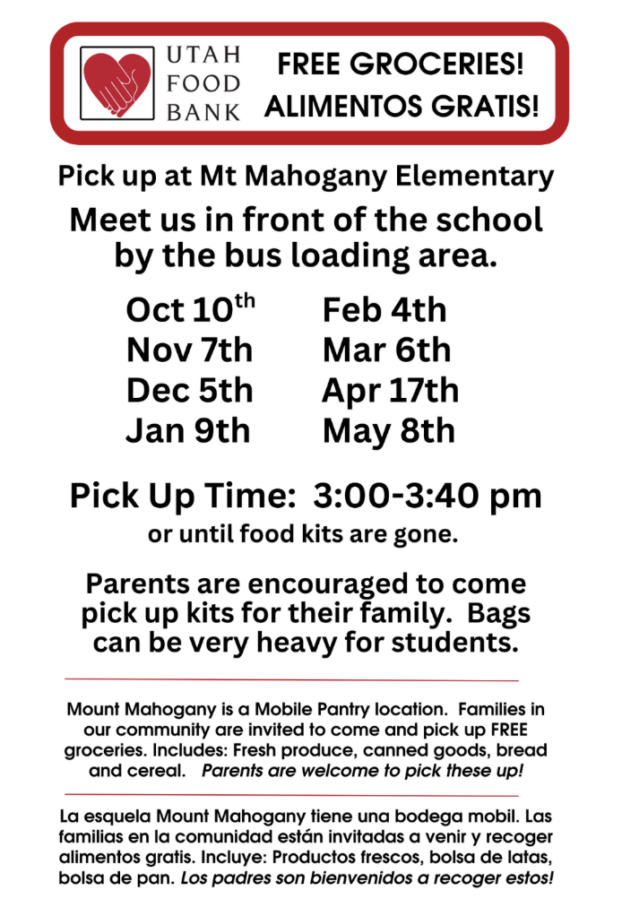 Food Bank Friday Flyer