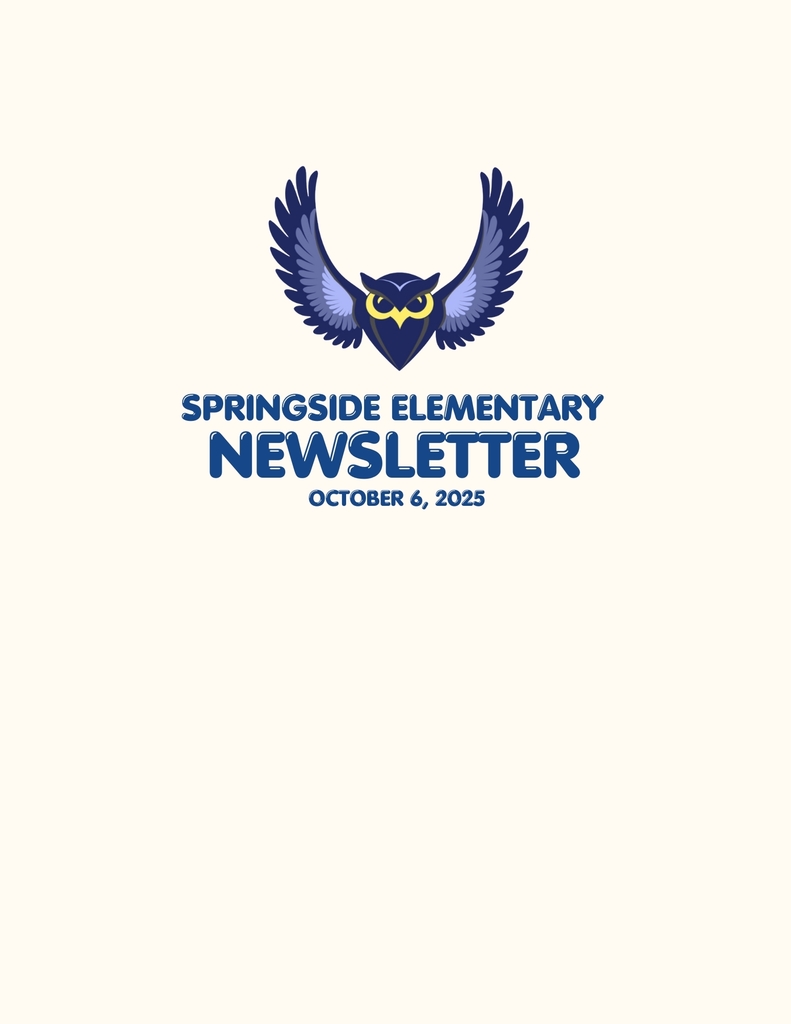 Springside Newsletter 10/6/2025