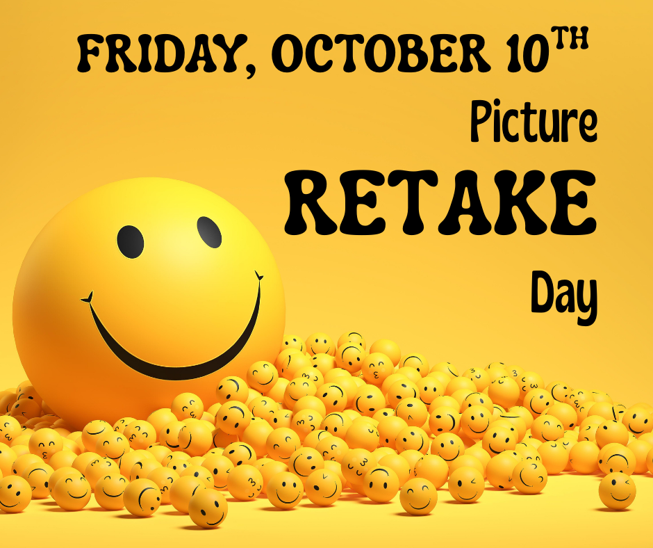 Picture retake day flyer