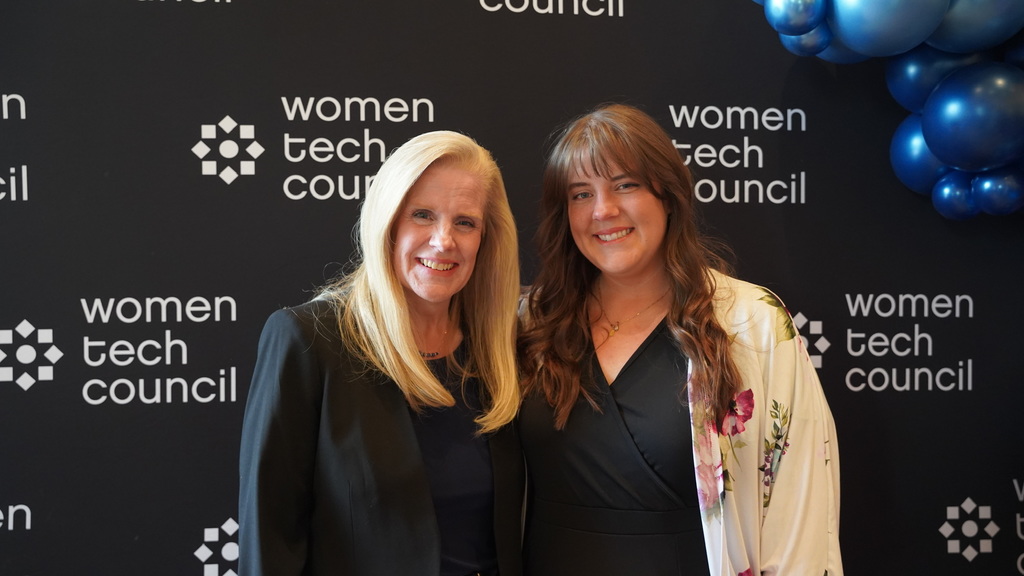 Lynne Yocom and Audra Yocom women tech awards
