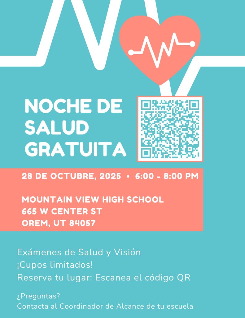 Noche de salud Gratuita 28 de Octubre 2025 6:00-8:00