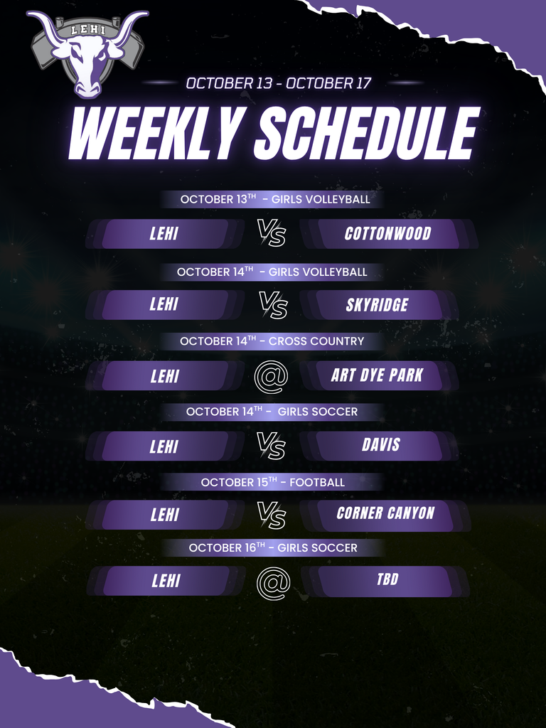 Weekly Schedule