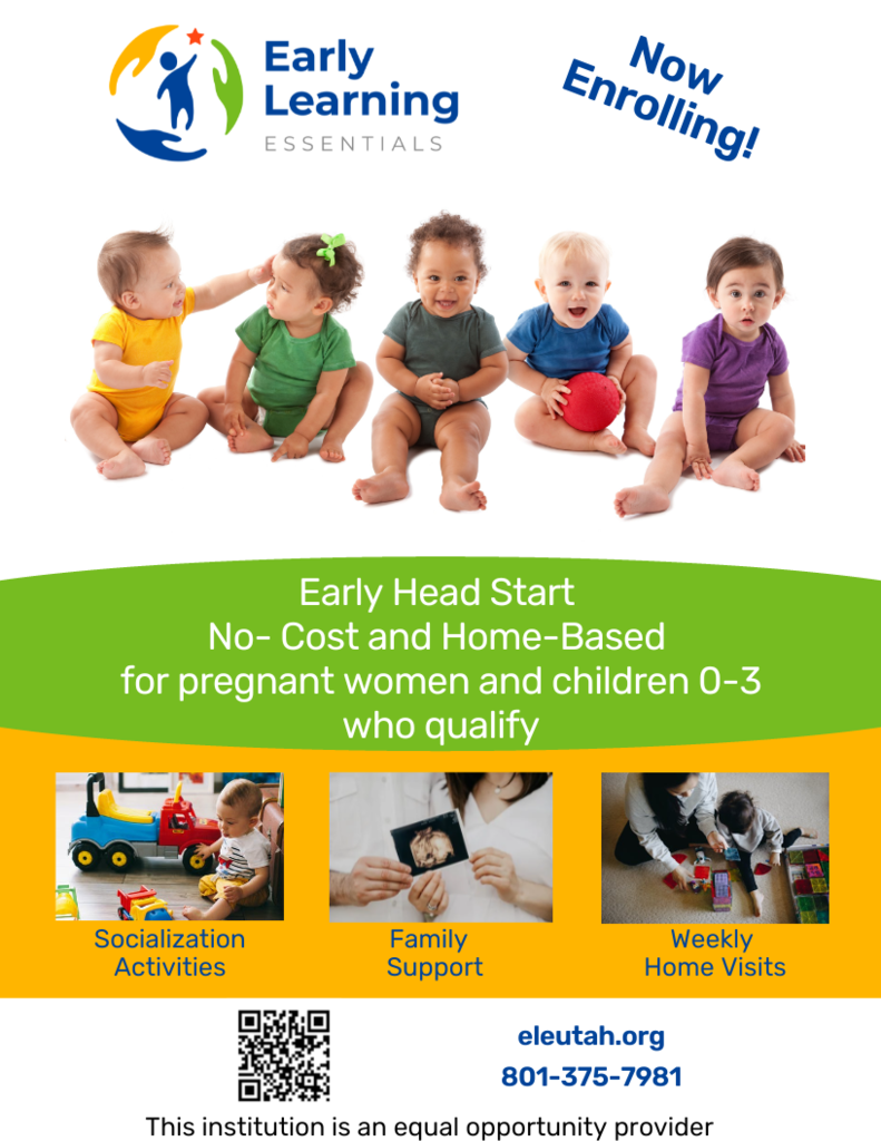 Flyer with information about early head start
