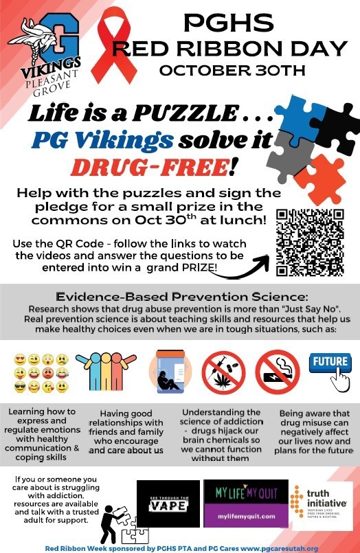 Red Ribbon Day October 30th