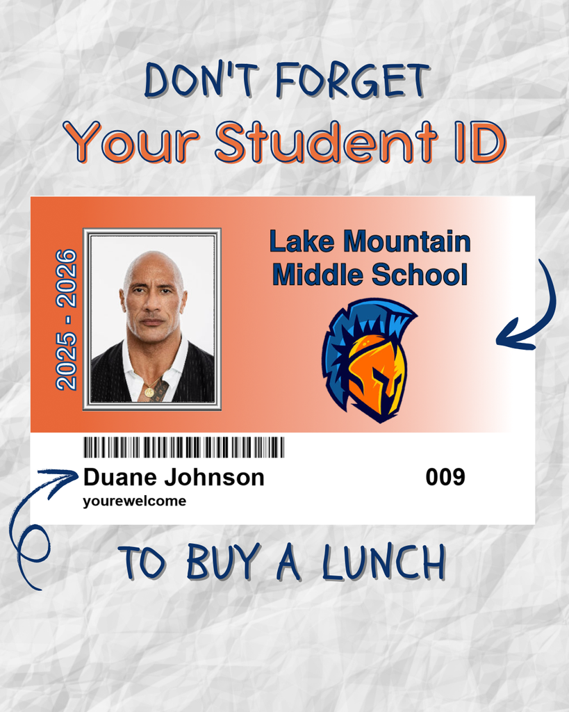Student IDs are required for purchases in the cafeteria.