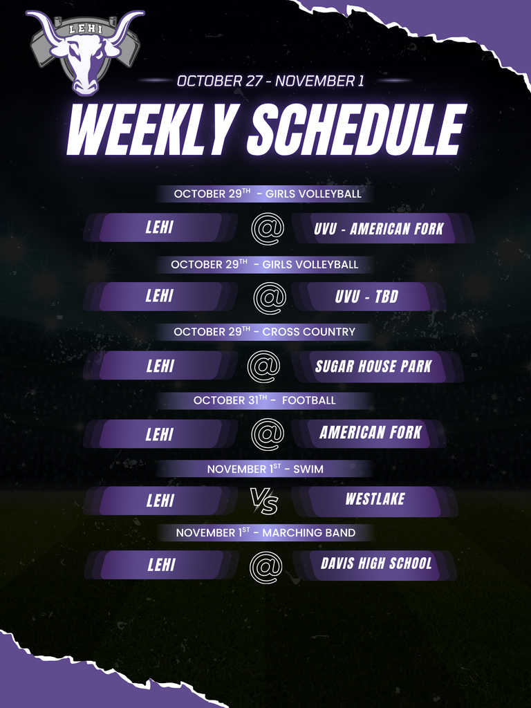Weekly Schedule