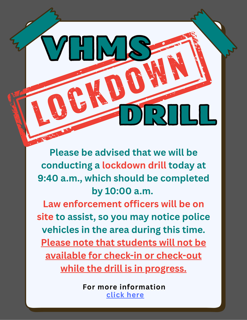 Lockdown Drill Happening Today