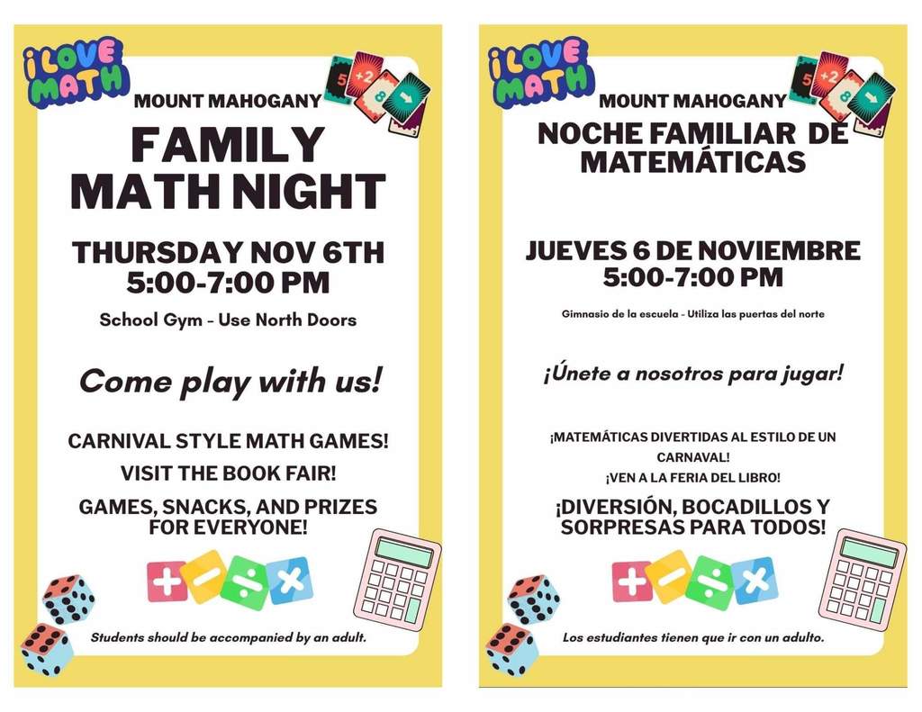 Math Night Nov 6th