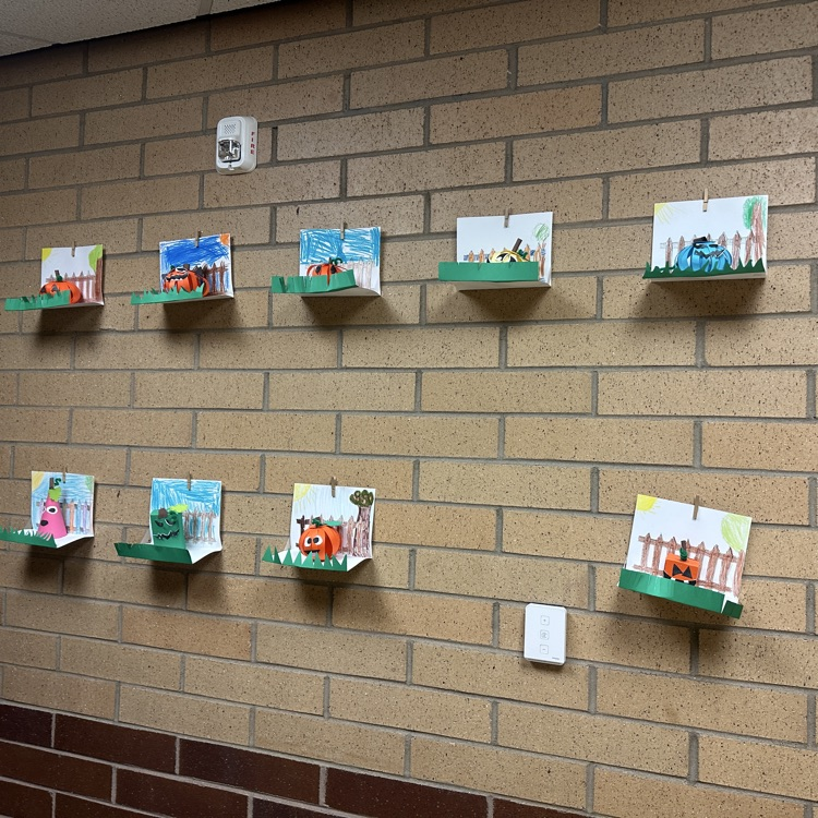 student fall themed art