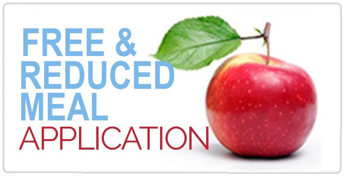Free & Reduced Meal Application with an apple