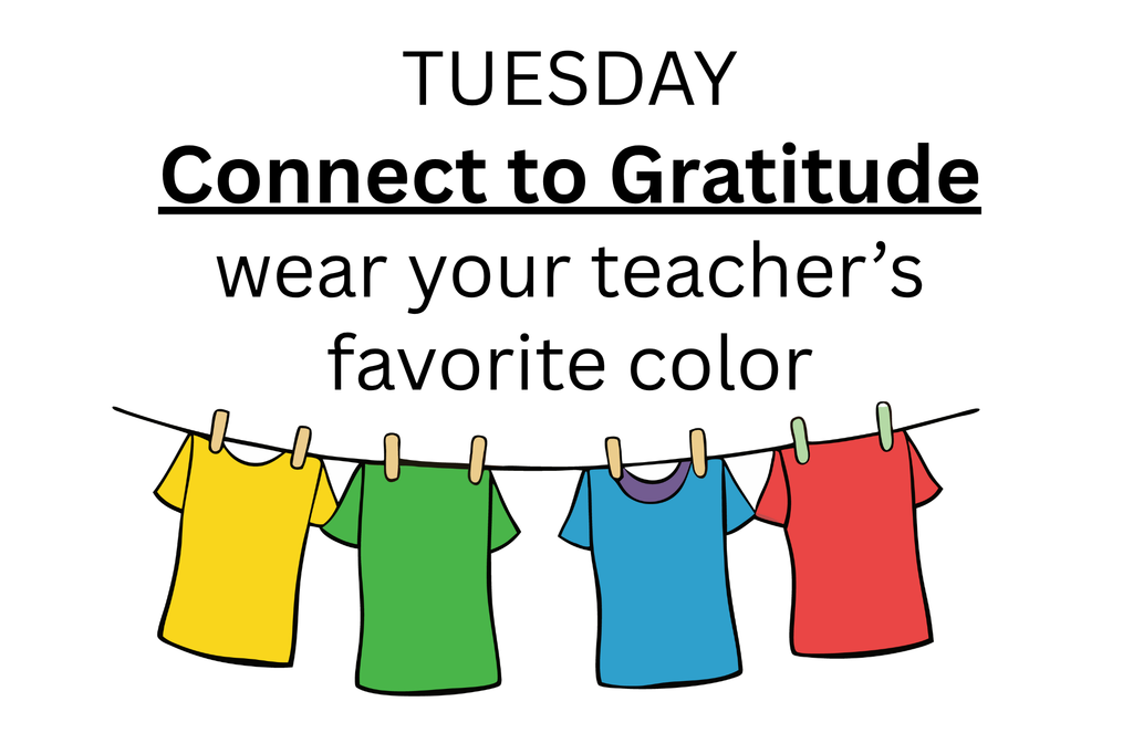 Colored shirts on a clothes line