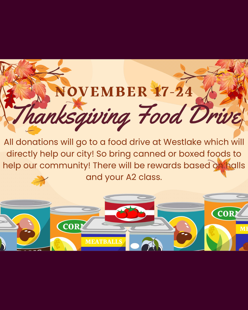 Food Drive Nov. 17th - 24th