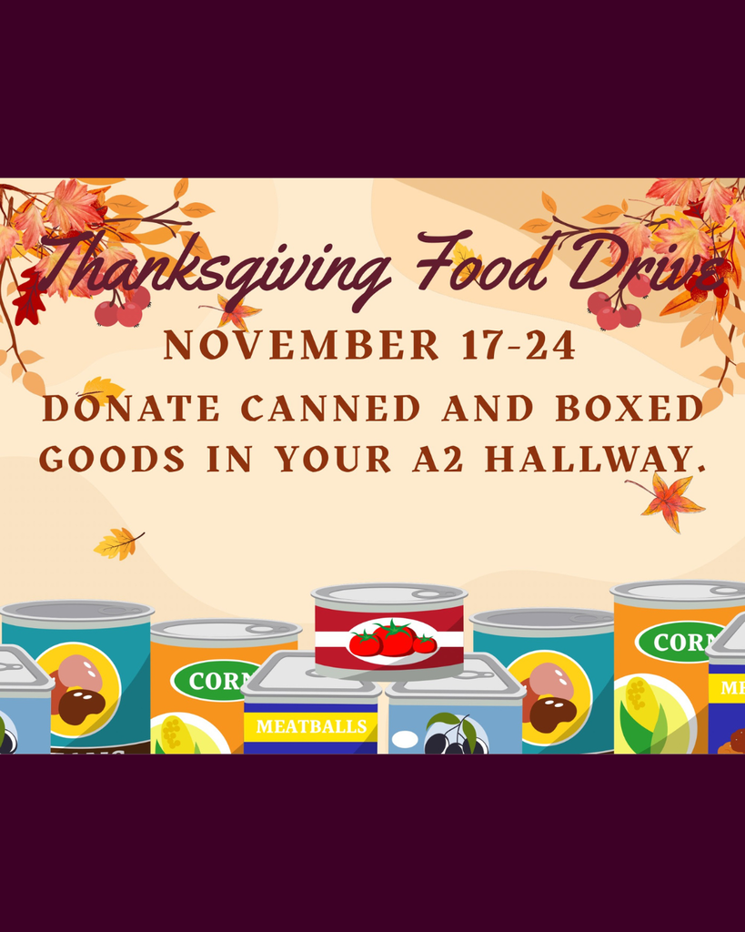Food Drive Nov. 17th - 24th