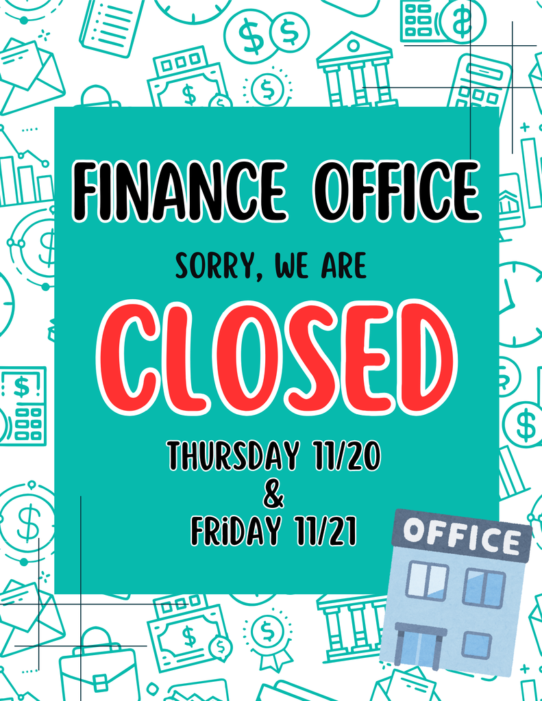 Finance Office Closed
