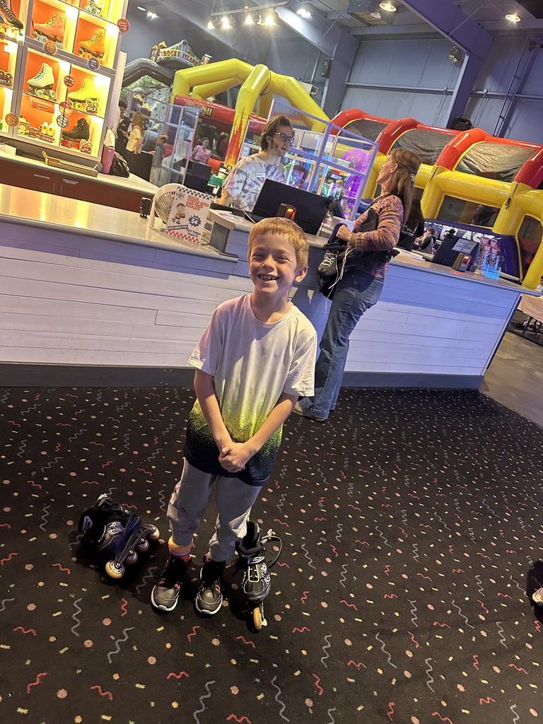 Kids at Classic Skate Night